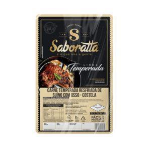 Costelinha com osso congelado